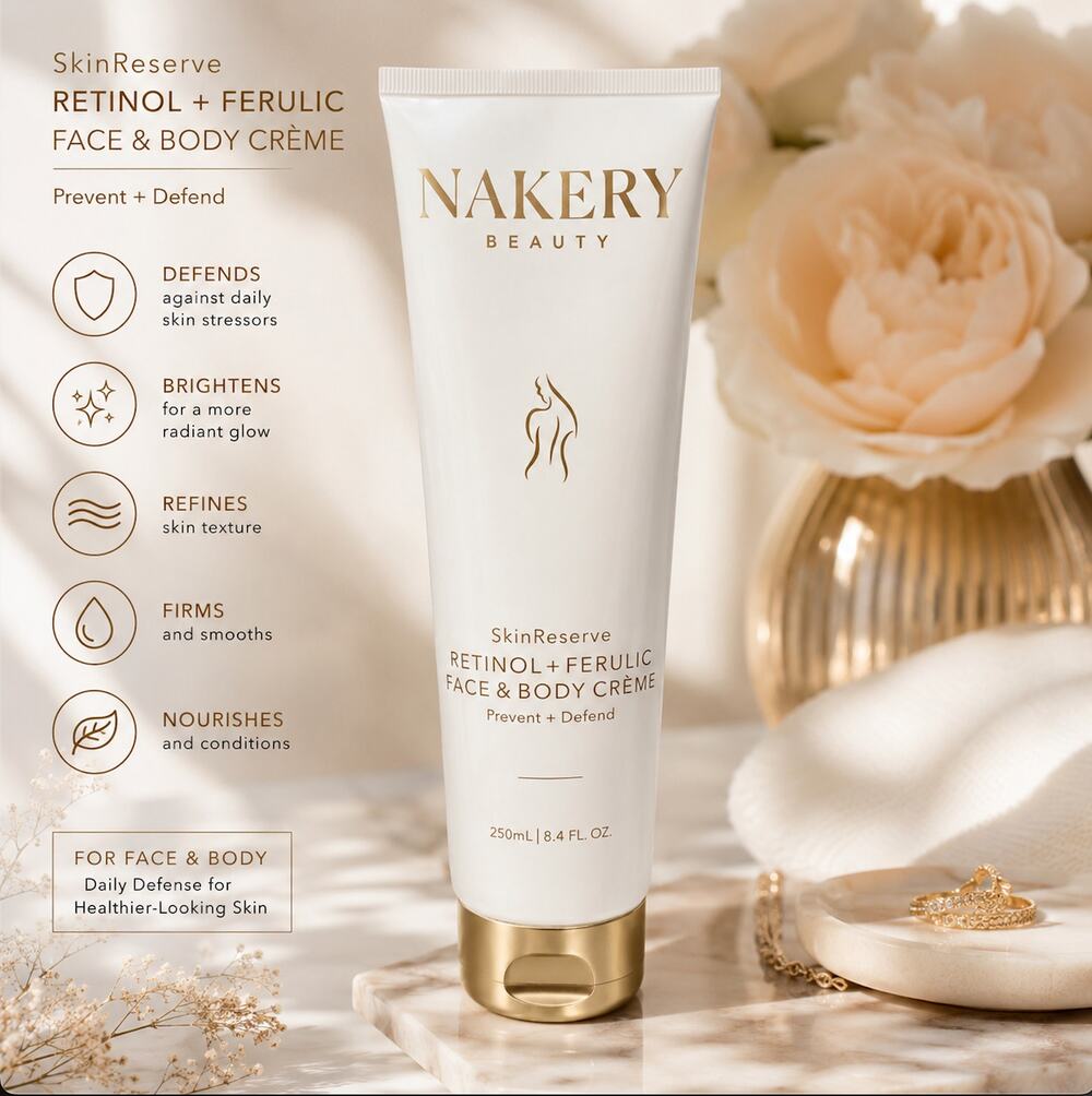 Nakery Beauty Retinol + Ferulic Face & Body Crème Full Size